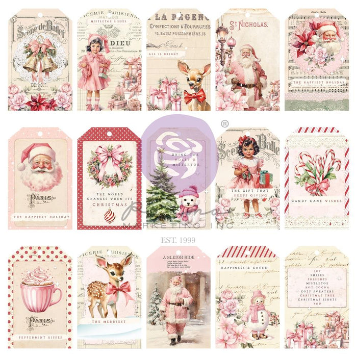 Prima 25 & Peppermint - Tag Pad