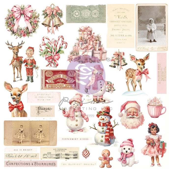 Prima 25 & Peppermint - Ephemera 62 Piece
