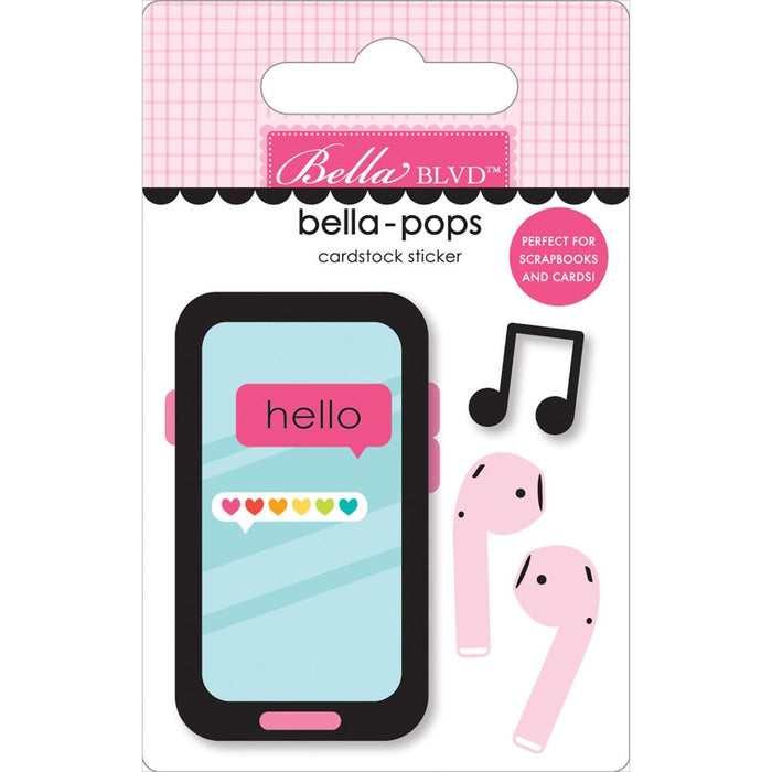 Bella Blvd Teen Vibe Caitlyn - Where's My Phone?  Bella-Pops 3D Sticker