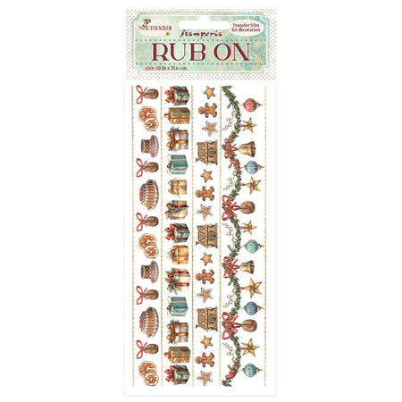 Stamperia The Nutcracker - Stripes Rub-Ons