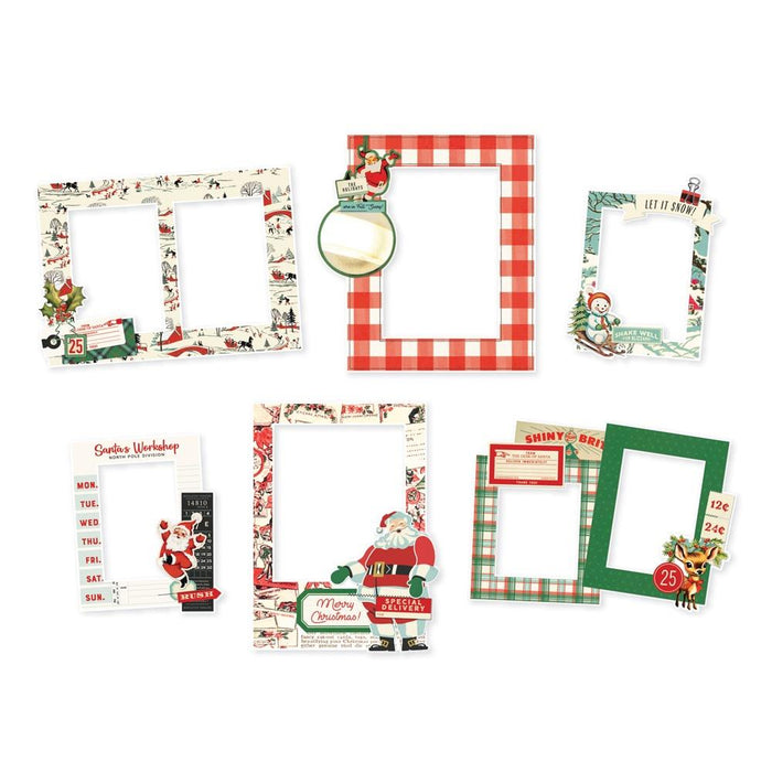 Simple Stories Simple Vintage Holly Jolly - Chipboard Frames