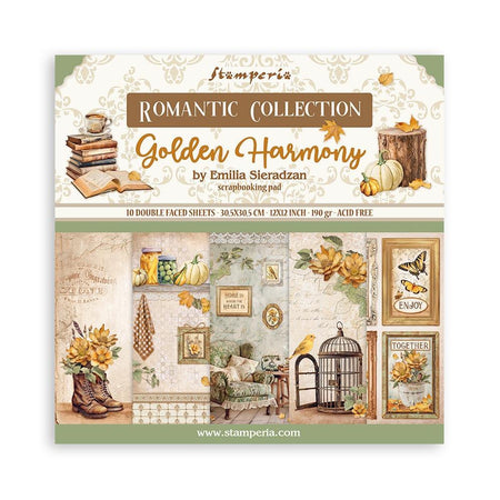 Stamperia Golden Harmony - 12x12 Paper Pack