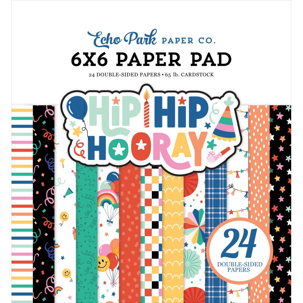Echo Park Hip Hip Hooray - 6x6 Pad