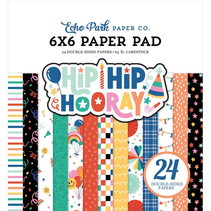 Echo Park Hip Hip Hooray - 6x6 Pad