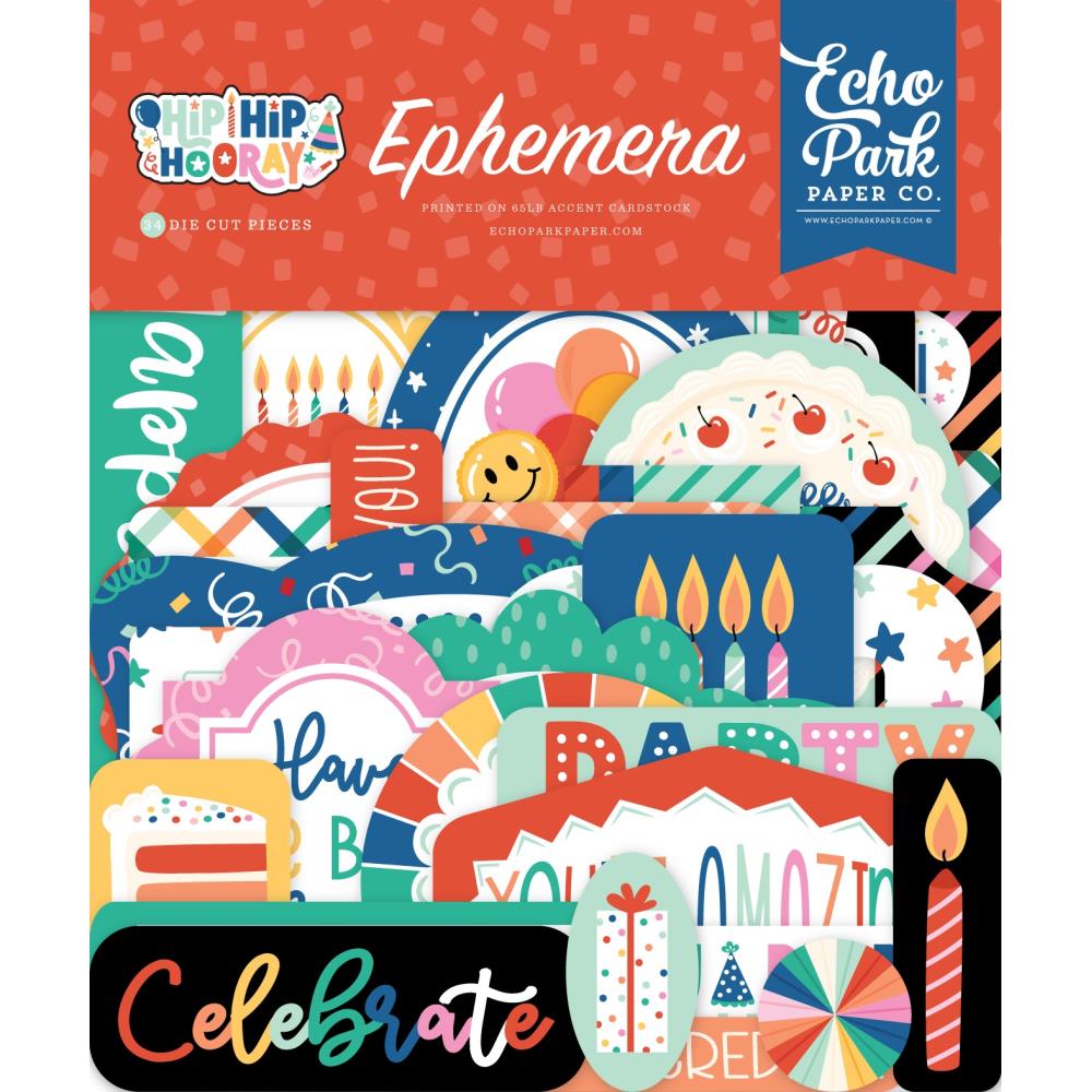 Echo Park Hip Hip Hooray - Ephemera Icons