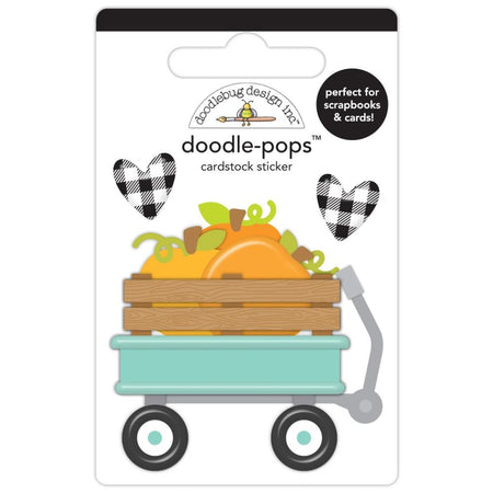Doodlebug Design Farmhouse - Country Pumpkins Doodle-Pops 3D Sticker