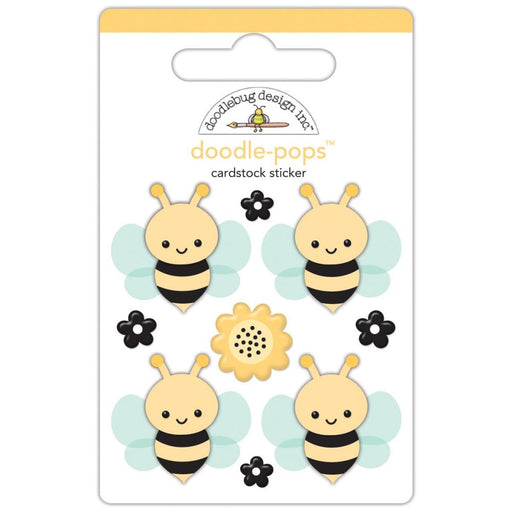 Doodlebug Design Farmhouse - Busy Bees Doodle-Pops 3D Sticker