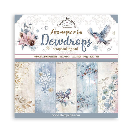 Stamperia Create Happiness Dewdrops - 12x12 Paper Pack