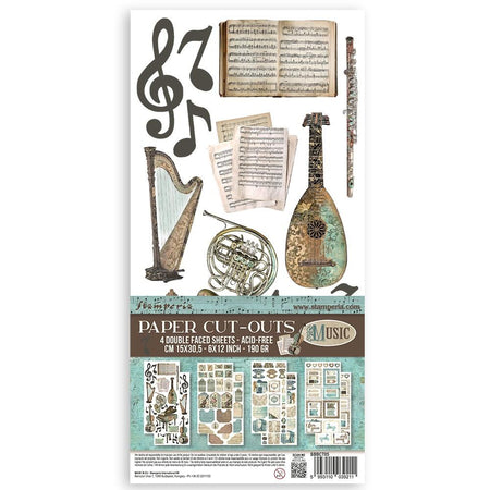 Stamperia Music - Paper Cut Outs