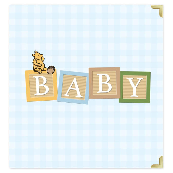 Echo Park Winnie The Pooh Baby - Baby Blocks Blue 6x8 Binder
