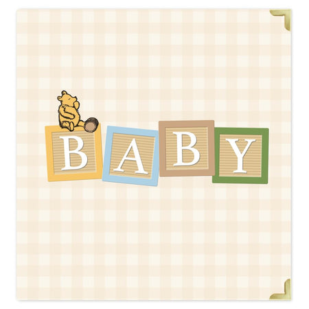 Echo Park Winnie The Pooh Baby - Baby Blocks Yellow 6x8 Binder