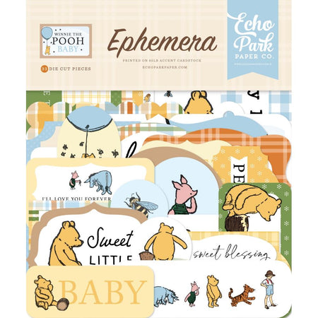 Echo Park Winnie The Pooh Baby - Ephemera Icons