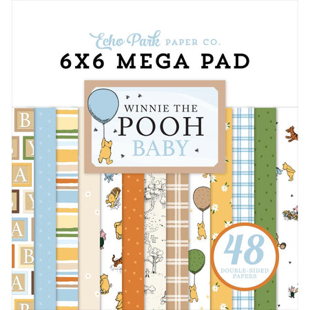 Echo Park Winnie The Pooh Baby - 6x6 Mega Pad