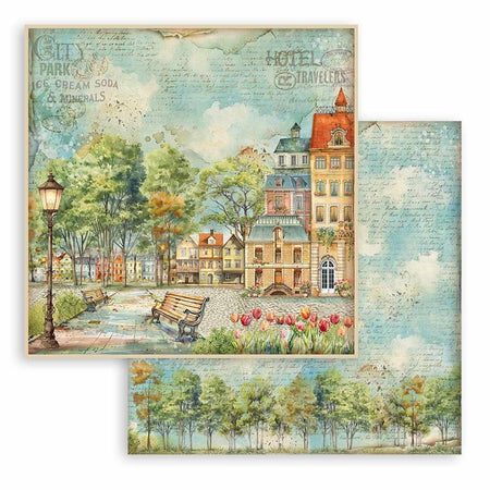 Stamperia Art Of Travelling - Bench