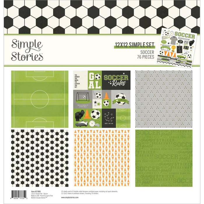 Simple Stories Simple Set Soccer - 12x12 Collection Kit