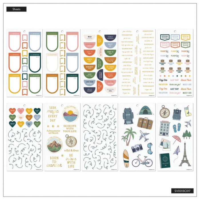 Me & My Big Ideas Happy Planner Sticker Value Pack - See The World