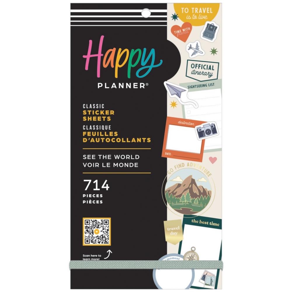 Me & My Big Ideas Happy Planner Sticker Value Pack - See The World