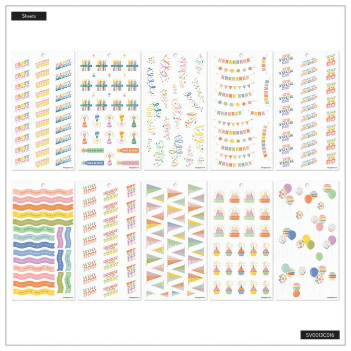 Me & My Big Ideas Happy Planner Sticker Value Pack - Celebrate