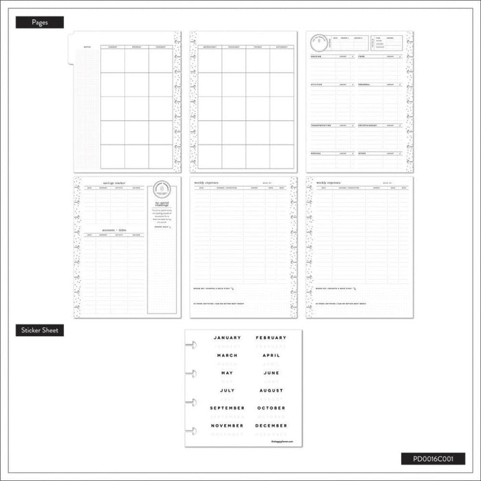 Me & My Big Ideas Happy Planner - Sage & Terracotta Undated Classic 12 Month Planner