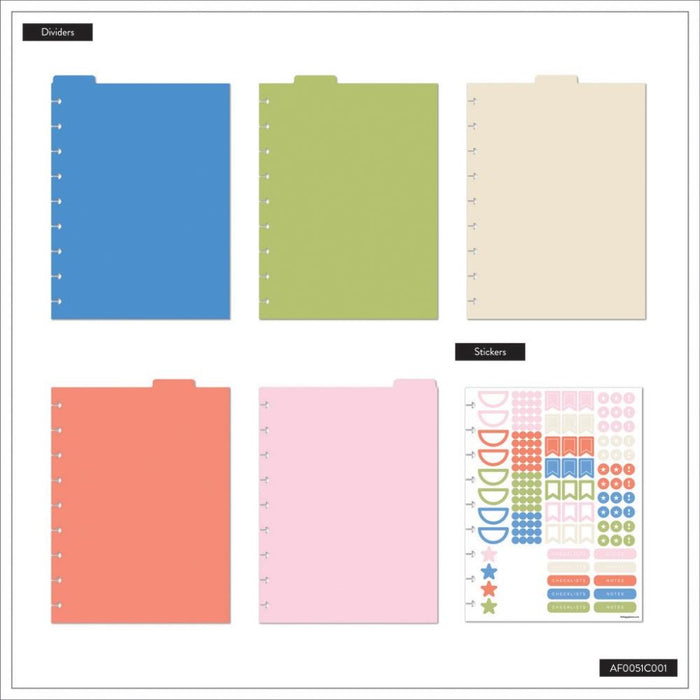 Me & My Big Ideas Happy Planner - Classic Plastic Dividers Bright Day