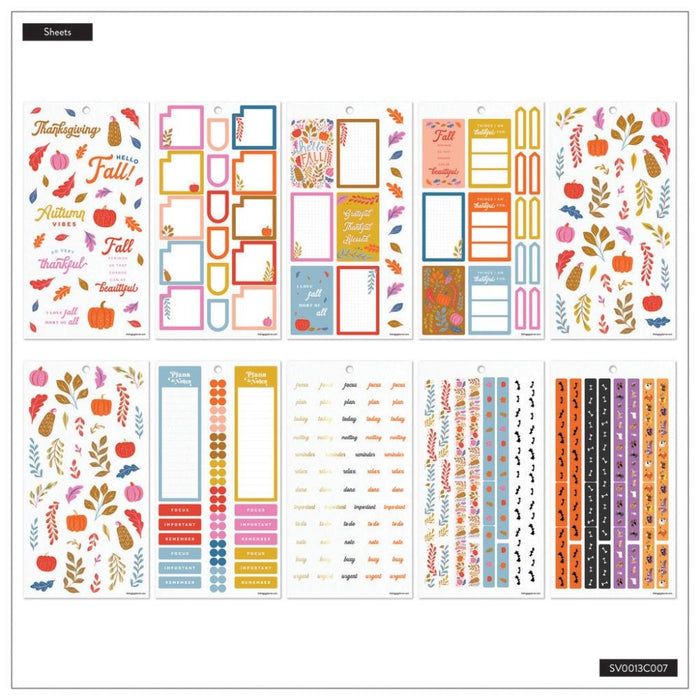 Me & My Big Ideas Happy Planner Sticker Value Pack - Autumn