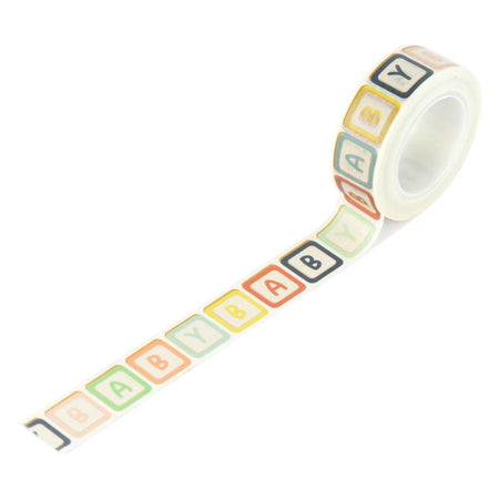 Echo Park Baby On Board Girl - Baby Blocks Washi Tape