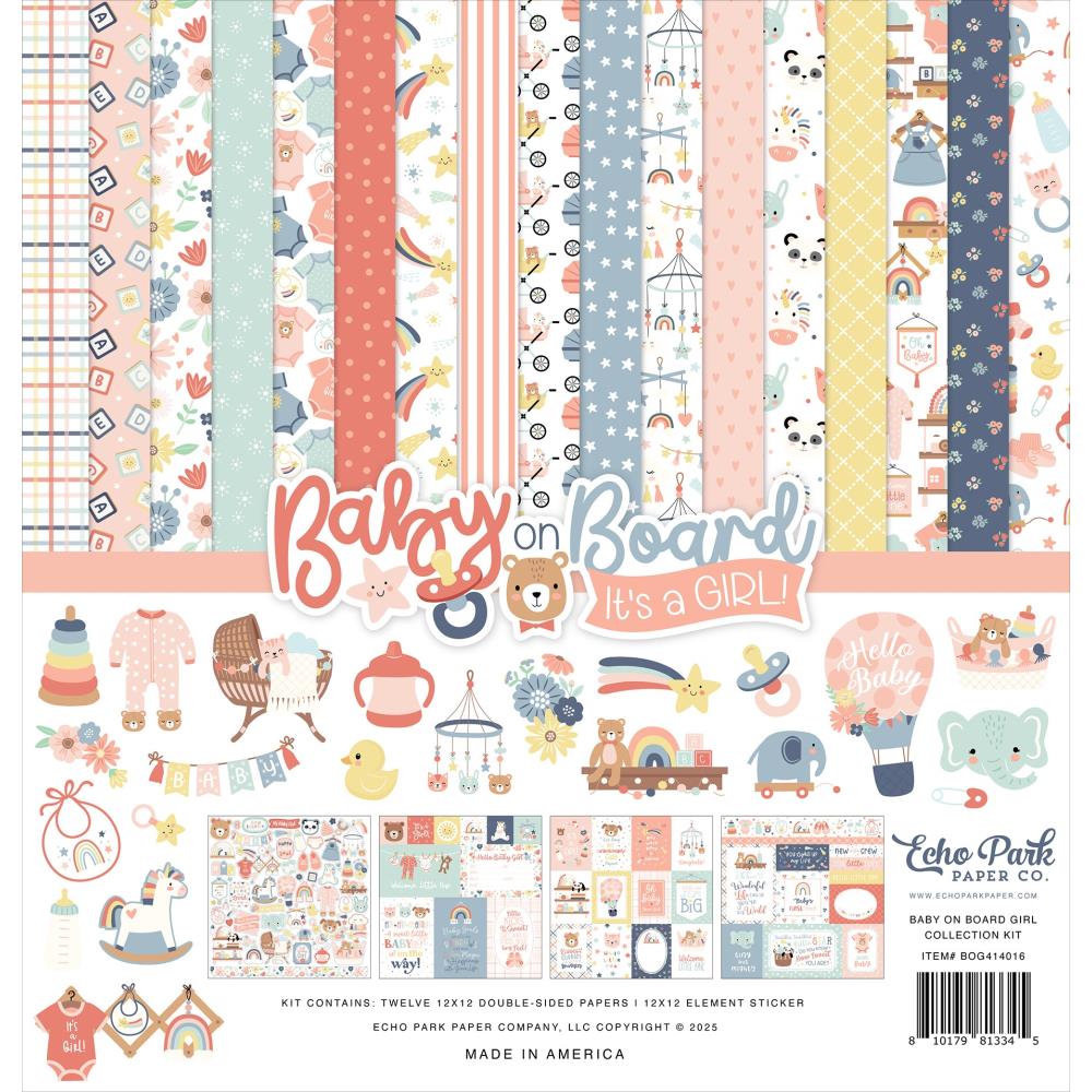 Echo Park Baby On Board Girl - Collection Kit