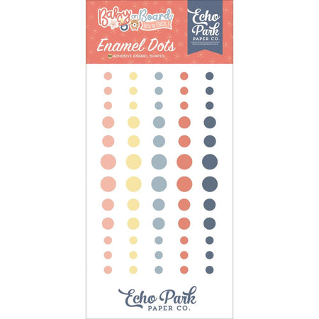 Echo Park Baby On Board Girl - Enamel Dots