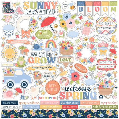 Echo Park Blossoms And Bees - Element Stickers