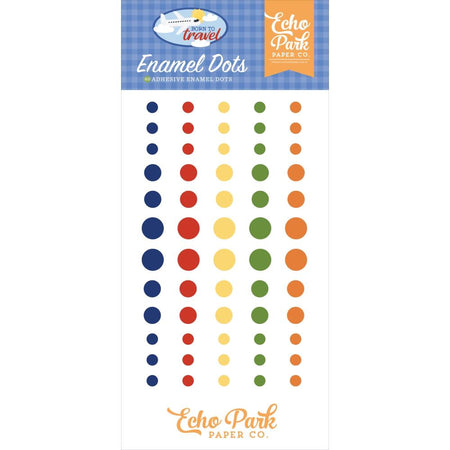 Echo Park Born To Travel - Enamel Dots