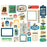 Carta Bella Mercantile - Ephemera Frames & Tags