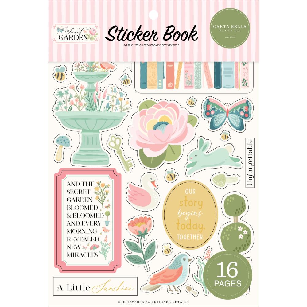 Carta Bella Secret Garden - Sticker Book