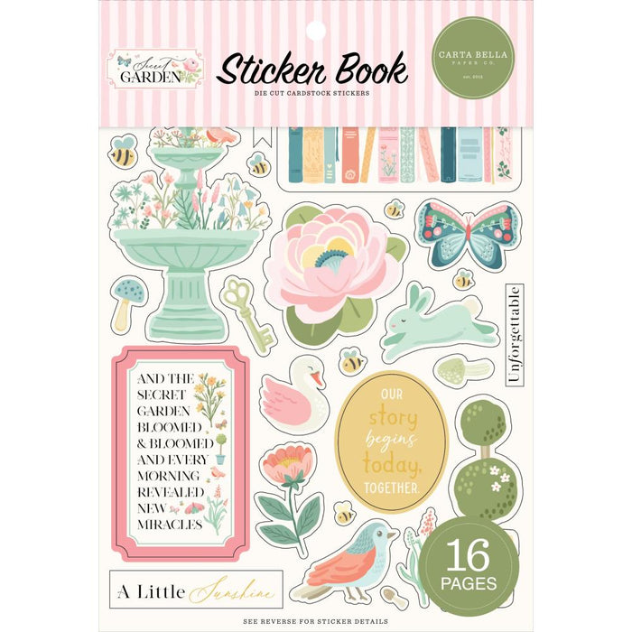 Carta Bella Secret Garden - Sticker Book