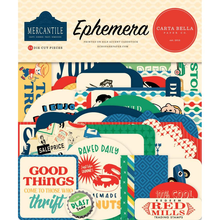 Carta Bella Mercantile - Ephemera Icons