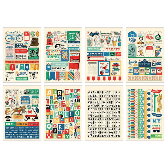 Carta Bella Mercantile - Sticker Book