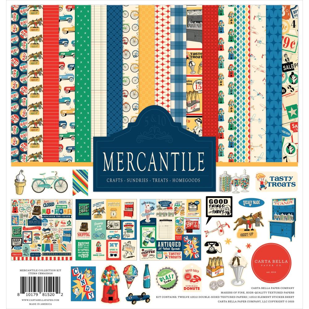 Carta Bella Mercantile - 12x12 Collection Kit