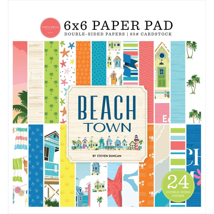 Carta Bella Beach Town - 6x6 Pad