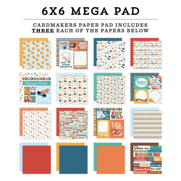 Echo Park Summer Break - 6x6 Mega Pad