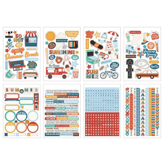 Echo Park Summer Break - Sticker Book