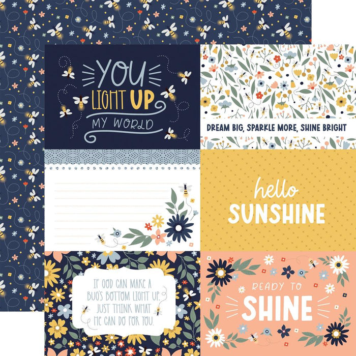 Echo Park Firefly - 6x4 Journaling Cards