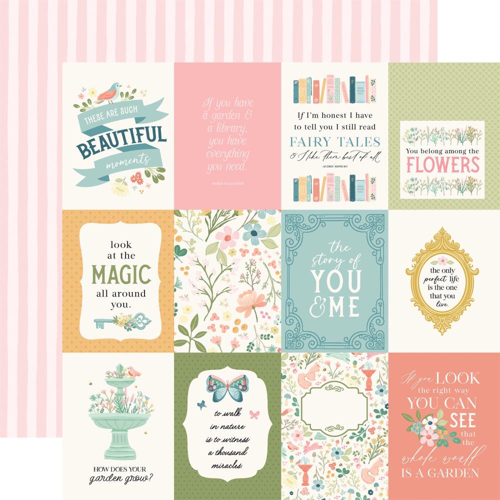 Carta Bella Secret Garden - 3x4 Journaling Cards