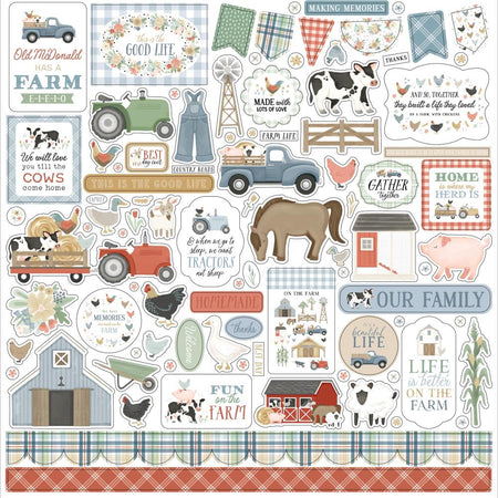 Carta Bella On The Farm - Element Stickers