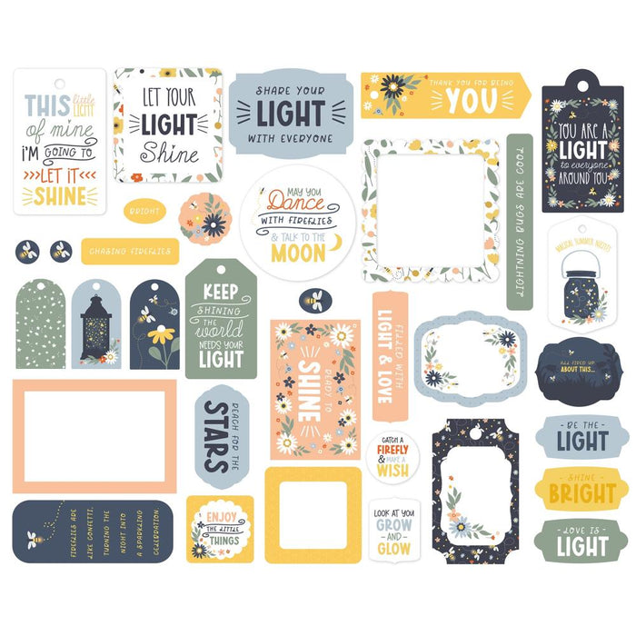 Echo Park Firefly - Ephemera Frames & Tags