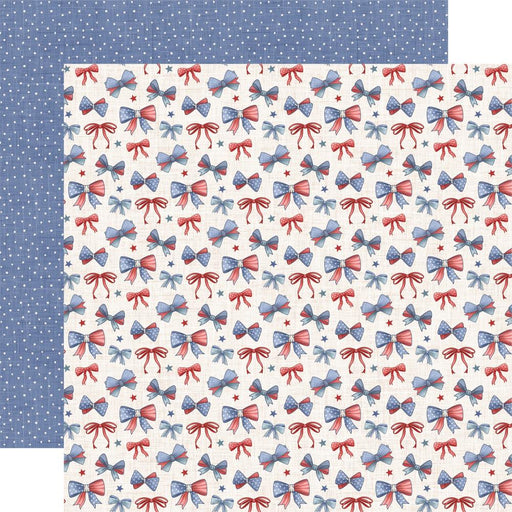 Echo Park Yankee Doodle - Red White And Blue Bows