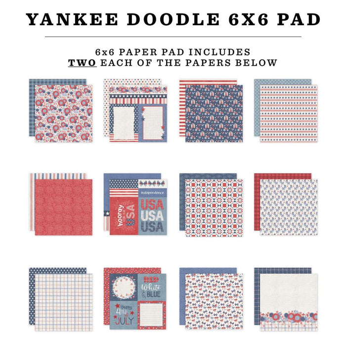 Echo Park Yankee Doodle - 6x6 Pad