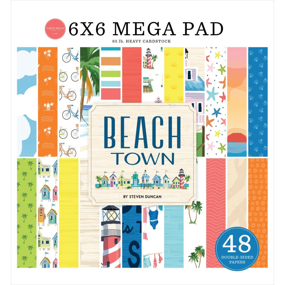 Carta Bella Beach Town - 6x6 Mega Pad