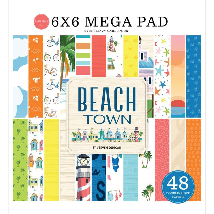 Carta Bella Beach Town - 6x6 Mega Pad