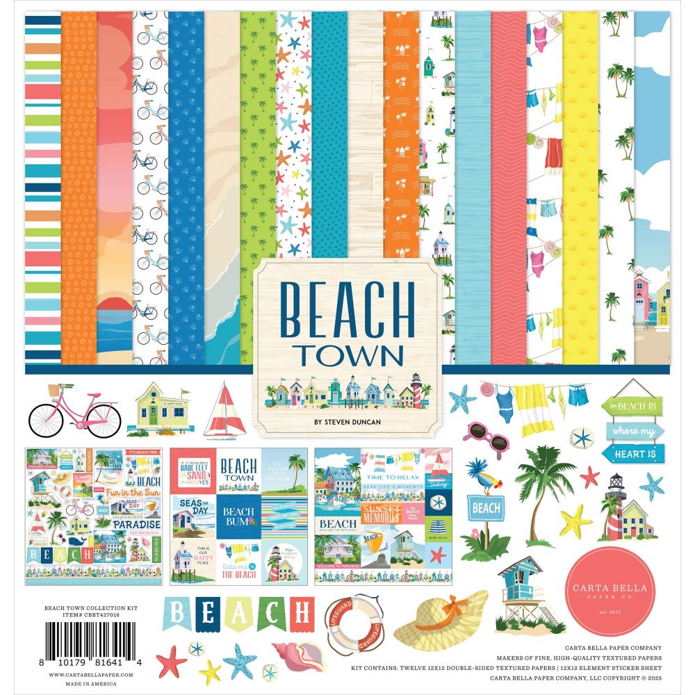 Carta Bella Beach Town - 12x12 Collection Kit