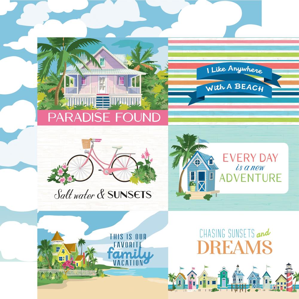 Carta Bella Beach Town - 6x4 Journaling Cards