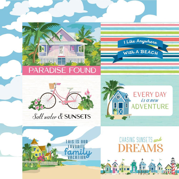 Carta Bella Beach Town - 6x4 Journaling Cards